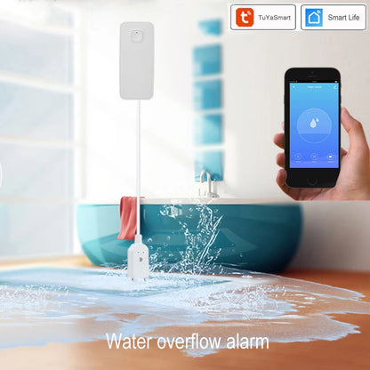 For WIFI Liquid Leak Sensor Smart APP Alexa Push Alarm Alerts wireless Water Level Detector Leakage