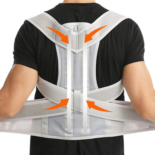 Back Brace Posture Corrector for Women and Men, Back Straightener Scoliosis, Hunchback Correction, Adjustable Spine Support Belt