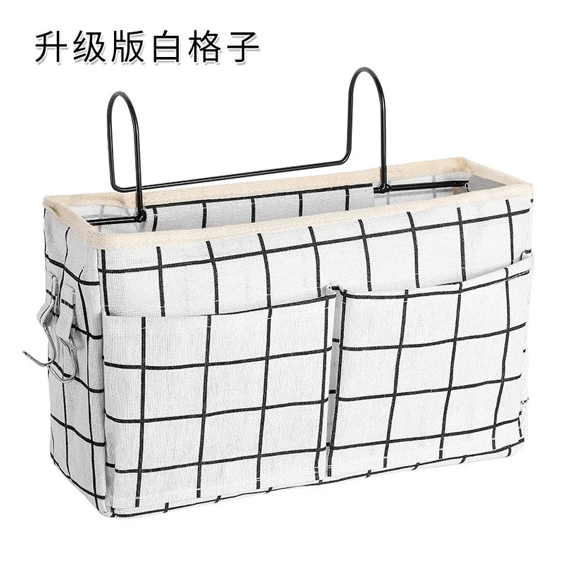 Bedside Caddying Bed Organizer Storage Bag Pocket for Dorm Rooms Rails Bedroom Dorm Kitchen Organization Storage Bag