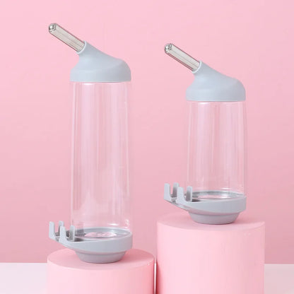 Water dispenser Plastic water bottle feeder Suspended pet guinea pig squirrel rabbit cat dog drinking head pipe fountain