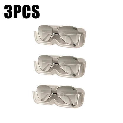 10PCS Eyeglasses Organizer Premium Sunglasses Display Case Wall Mounted No-Punch Sunglasses Organizer Home Organization