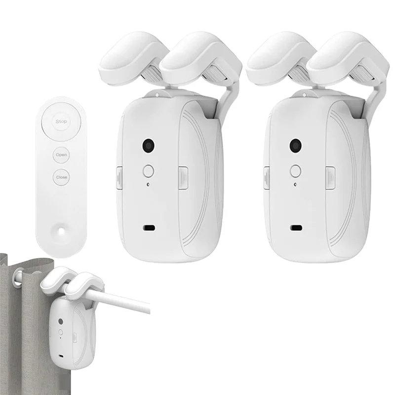 A19F-Smart Automatic Curtain Opener With Remote Control Curtain Opener High-Performance Electric Motor For Roman Rod