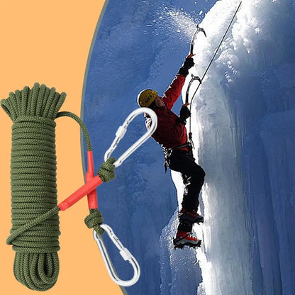 Climbing Rope 5m/16ft Outdoor Safety Nylon Ropes Outdoor Gear Working Protection Paracord For Escape Rescue Survival Parachute