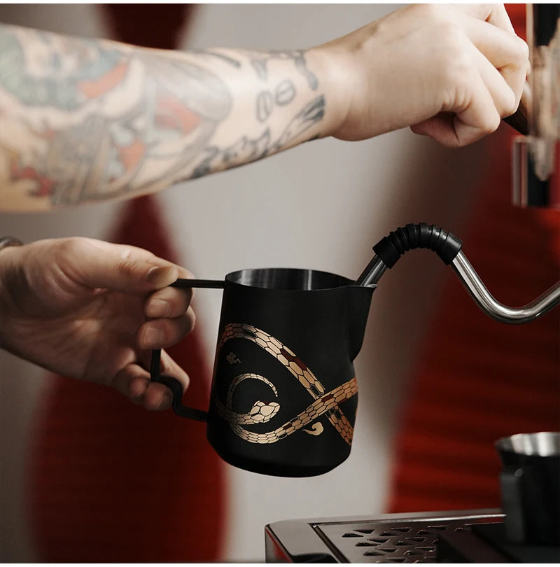 MHW-3BOMBER Coffee Milk Frothing Jug Latte Art Cup Stainless Steel Milk Frother Pitcher Jug Espresso Coffee Accessories