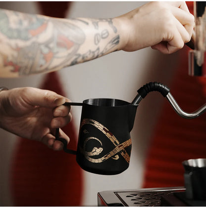 MHW-3BOMBER Coffee Milk Frothing Jug Latte Art Cup Stainless Steel Milk Frother Pitcher Jug Espresso Coffee Accessories