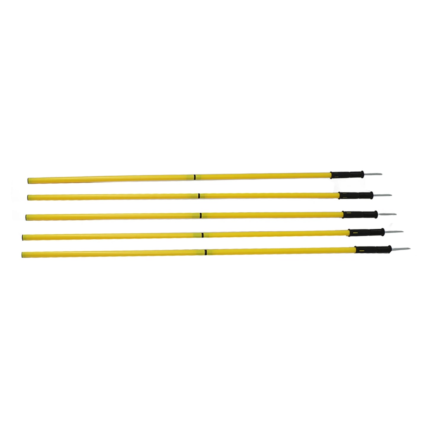 Soccer  Poles Set Yellow  Poles 1.5m  Training Poles Soccer Training Sports  Poles with Base Buckles