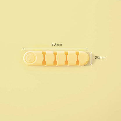 MOHAMM 1 Piece Cute Cable Organizers Holder Clips for Desktop Cord Organizers Management Office Home