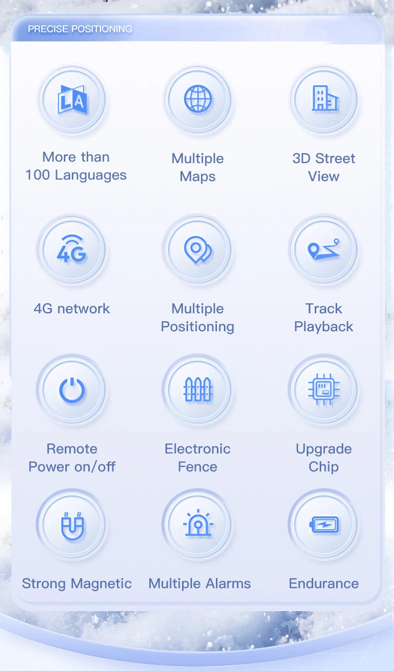 4G GPS Tracker with App Real Time Car Tracking DeviceAnti-Lost Pet Kids Bag Wallet Recording Tracking DeviceFinder Locator