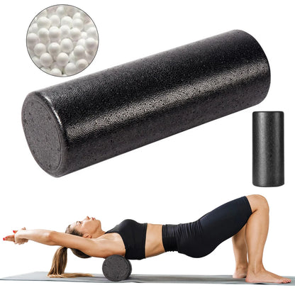 12 Inch Solid Core Back Foam Roller High-Density Round Foam Roller Deep Tissue Massager for Exercise Massage Muscle Recovery