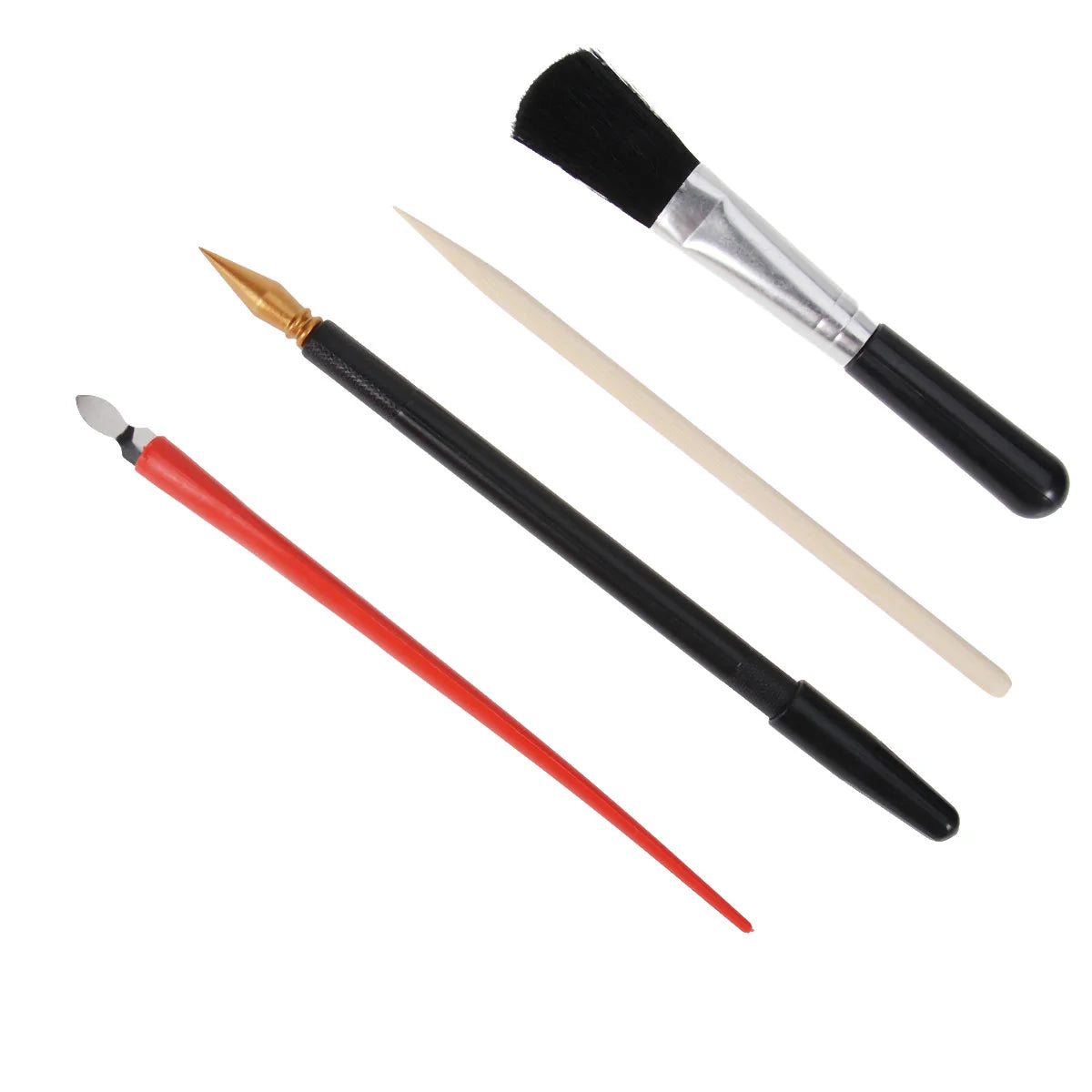 4 Pcs Scratch Painting Tool Wooden Stylus Pen Supplies Craft Kit Drawing Instruments Teaching Tools Educational Equipment