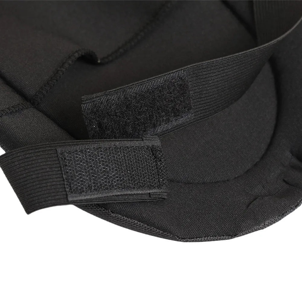 Practical Soft Work Knee Pads Protective Padding Black Professional Knee Pads Adjustable Straps Protective Knee Pads Hiking