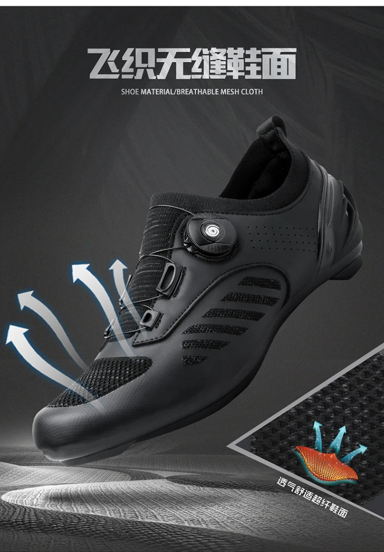 2024 Breathable Cycling Shoes Women's Mountain Bike Sneakers Road Bike Sneakers Men's Mountain Bike Sneakers