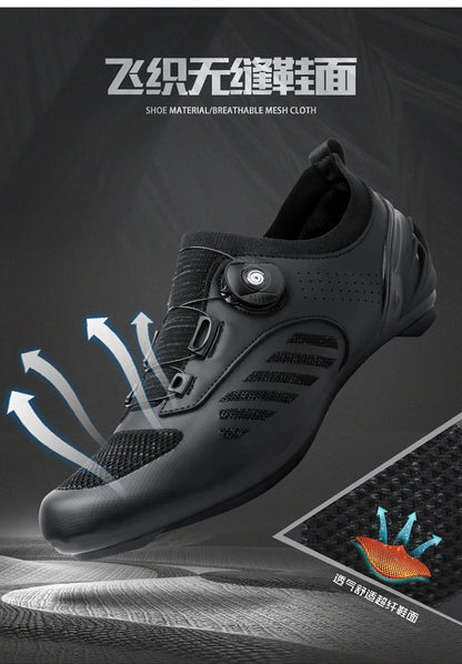 2024 Breathable Cycling Shoes Women's Mountain Bike Sneakers Road Bike Sneakers Men's Mountain Bike Sneakers