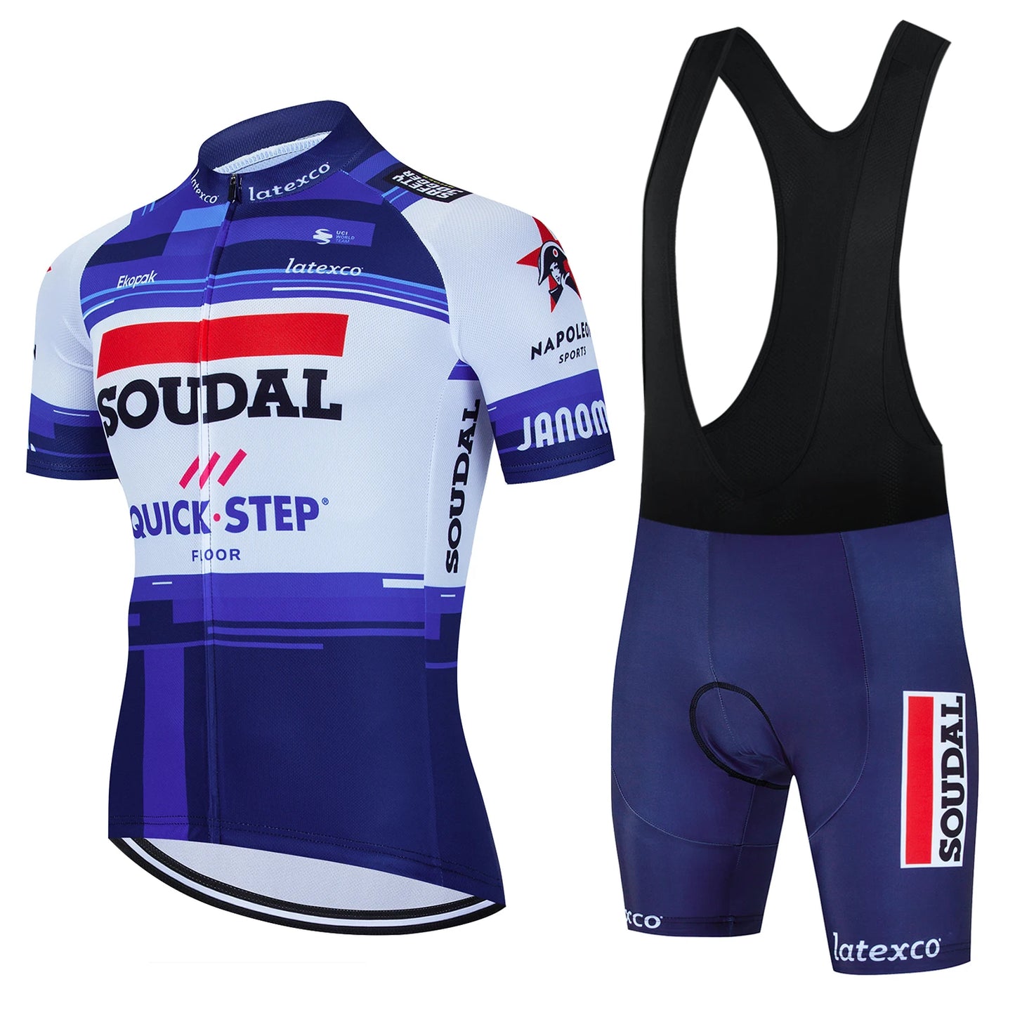 2025 Cycling Man SOUDAL Sportswear Shorts Men Mtb Men's Jacket Summer Bike Jersey Mens Clothes Clothing Blouse Uniform Road