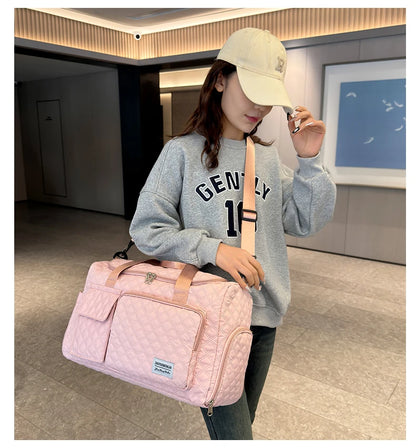 Fashion Travel Bag Handbags Large Capacity Carry On Luggage Bags Men Women Shoulder Outdoor Tote Waterproof Sport Gym Bag