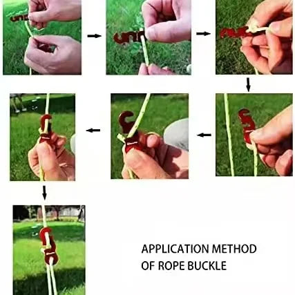 4 Outdoor Tent Ropes Reflective Ropes Canopy Ropes Reinforced Windproof Ropes with Buckles To Ensure Safety Camping Accessories