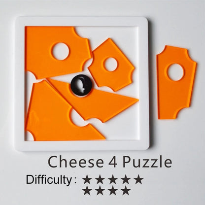 Difficult Puzzles Challenge Impossible Brain Burning Puzzles Adult Kid Fun Brainteasing Geometrical Shape Puzzle Game Toy