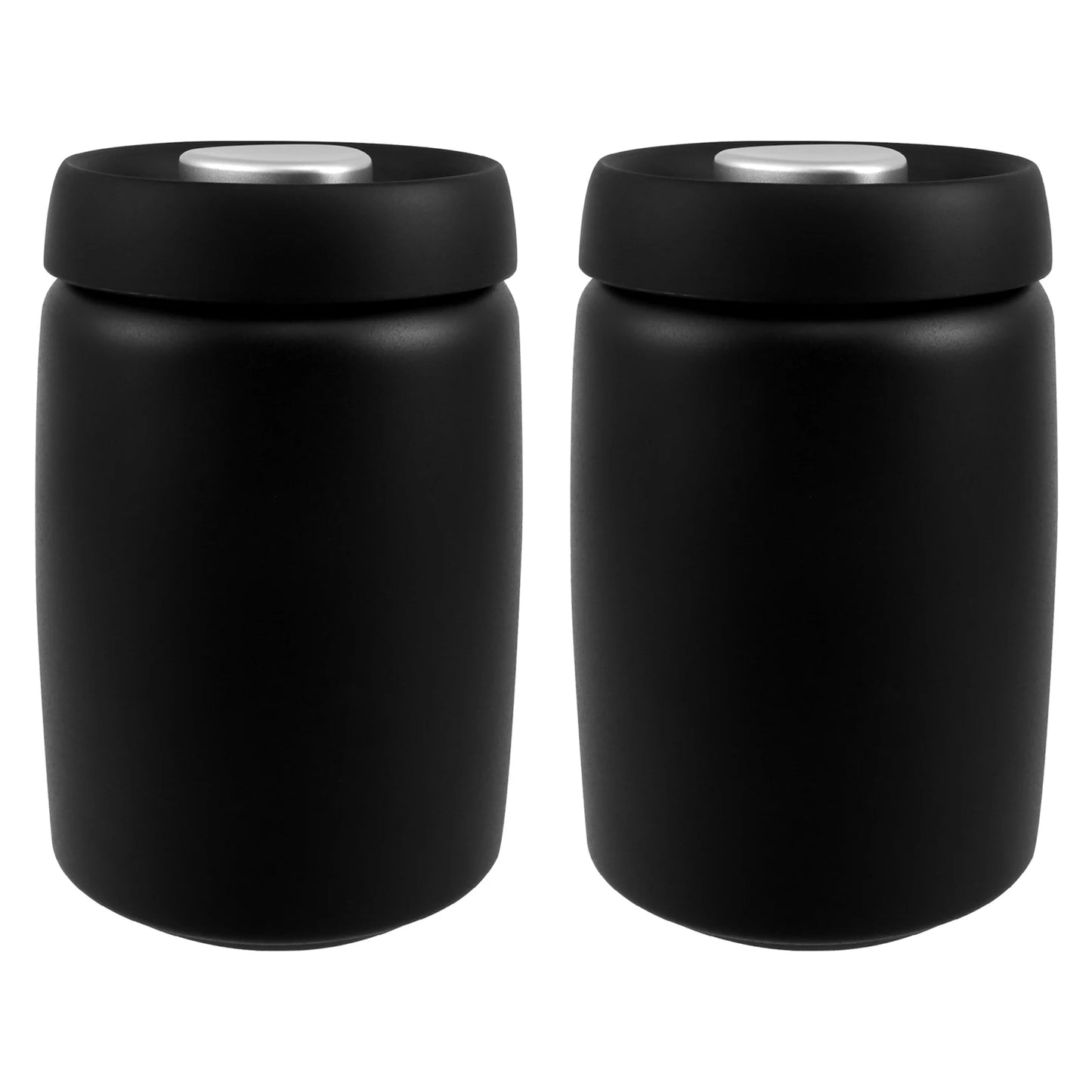 1200ml Vacuum Sealed Jug Coffee Beans Stainless Steel Canister Food Grains Candy Storage Jug Keep Fresh Moisture-proof