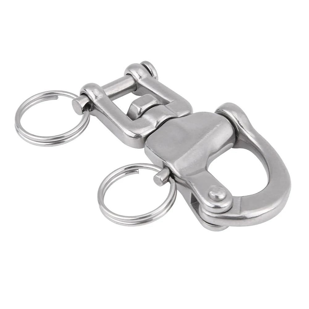 Boat Parts Swivel Shackle Sailboat Sailing Silver Spare Parts Spring Hand Drawn 316 Stainless Steel Accessories