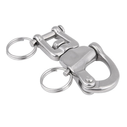 Boat Parts Swivel Shackle Sailboat Sailing Silver Spare Parts Spring Hand Drawn 316 Stainless Steel Accessories