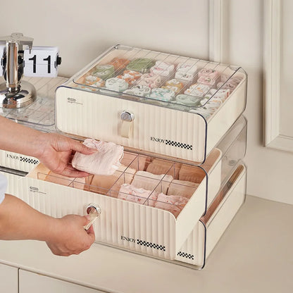 Organizer For Underwear Socks Bra Pants Scarf Tie Storage Box Wardrobe Drawer Organizers Foldable Case For Underwear Organizer