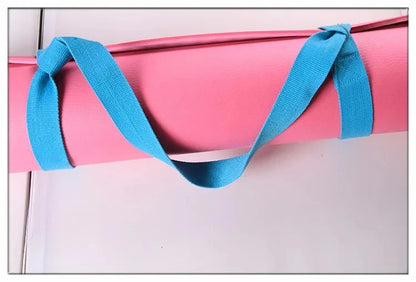 Adjustable Yoga Mat Belts Yoga Mat Shoulder Carrier Yoga Straps Exercise Stretch Yoga Belts Fitness Gym Sports Rope 165cm*3.8cm