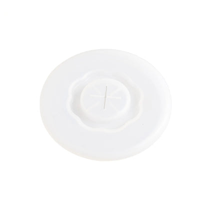 Silicone Cup Lid Glass Drink Cover Durable Heat-Resistant All-Matching with Straw Hole Bottle Accessories Flexible Washable