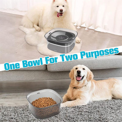 Pet Supplies Cat Water Bowl Dog Drinking Bowl Pet Floating Cat Bowl Splash-proof  Transparent Large Capacity 2L Water Dispenser