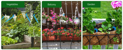 Solar Irrigation System for Garden Balcony Automatic Drip Irrigation System DIY Garden Watering System Drip Hose Irrigation