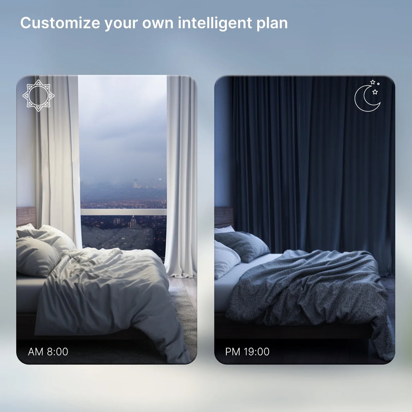 Smart Curtain Motor Electric WiFi and Zigbee Curtain Opener Remote Control For Curtain Track  Compatible with Alexa