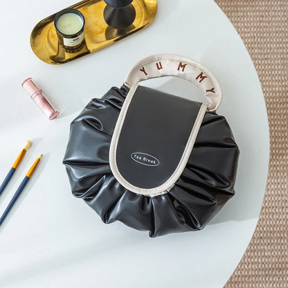 Travel Toiletry Makeup Bag   Drawstring Waterproof Large Capacity Portable Storage Bag