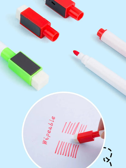 Multi-color optional magnetic whiteboard pens can absorb erasable markers office cultural and educational supplies
