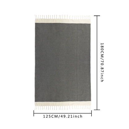 Turkish thickened wide checkered multifunctional blanket can be used as bed sheet cover blanket nap blanket pet blanket