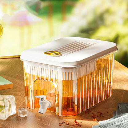 5L Jug Beverage Gallon Detachable Base Portable Juice Jug Cold Kettle with Faucet Water Dispenser Jug for Parties and Daily Use