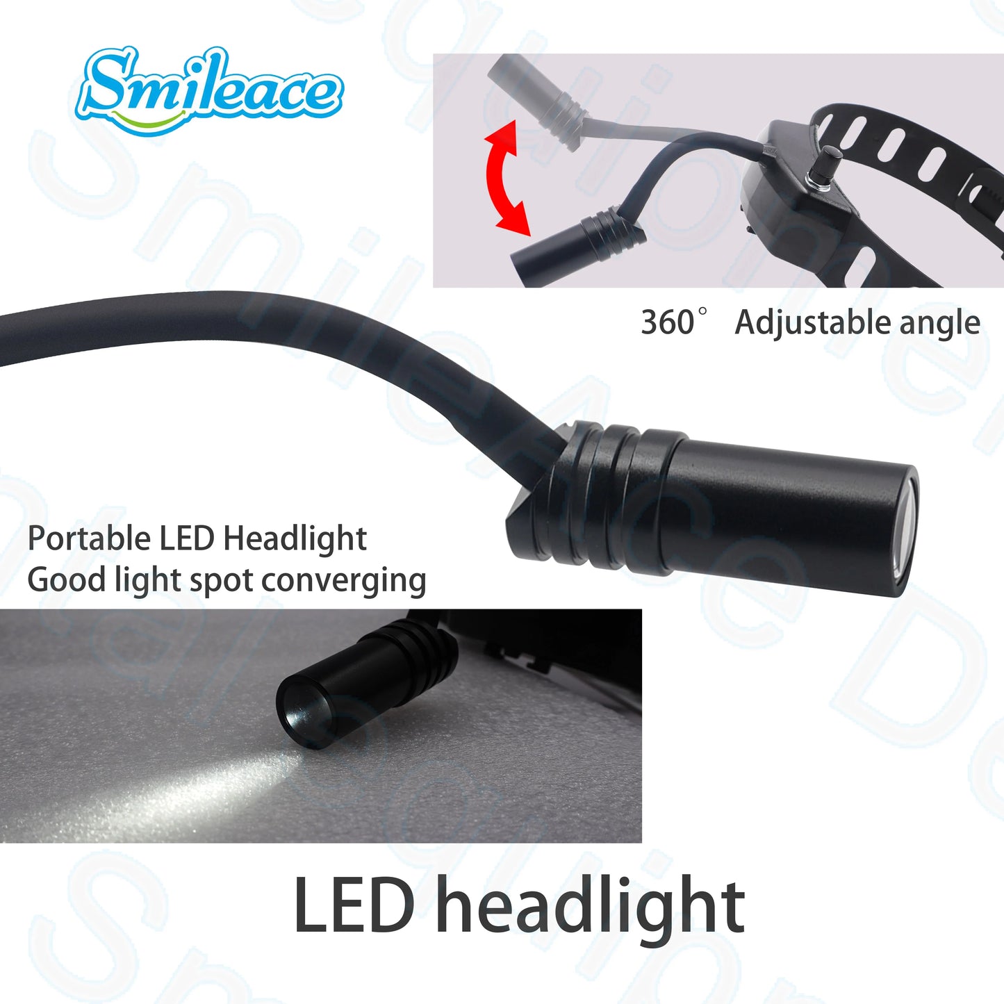 Dental Headband Led Light Wireless Medical Oral Lamp Dental Unit Dentist Tool Surgery Operation Lamp for Lab Dentistry