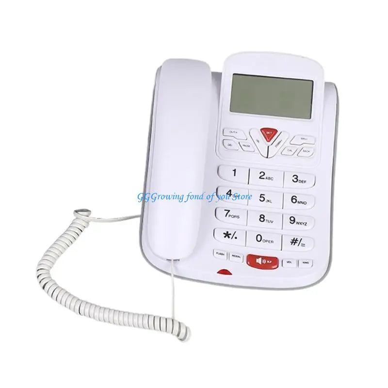 H9EB L-51 Corded Landline Phone Fixed Telephone for Hotel Room, Office Caller Display
