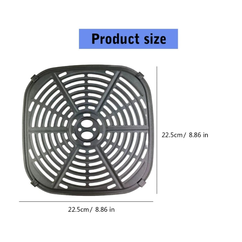 Metal Liners Nonstick Air Fryers Cooking Mats Multifunctional Metal Air Fryers Pad Air Fryers Plate Metal Air Fryers Tray