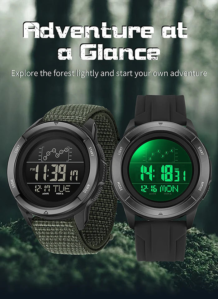 SANDA 2198 Single Monitor Male Student Electronic Watch Multifunctional Waterproof sports Student Electronic Watch 2025