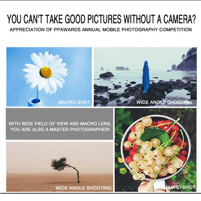 For All Smart Phone 3 in 1 Fisheye Phone Lens Wide Angle Zoom Lens Fish Eye Macro Lenses Camera Kits With Clip Lens On The Phone