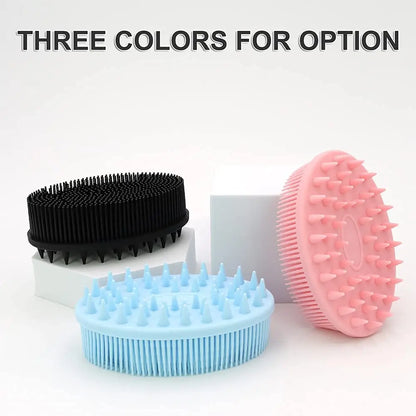 Silicone Bath Brush Cleansing Massage Full Body Scrub Bath Brush Baby Silicone Shampoo Bath
