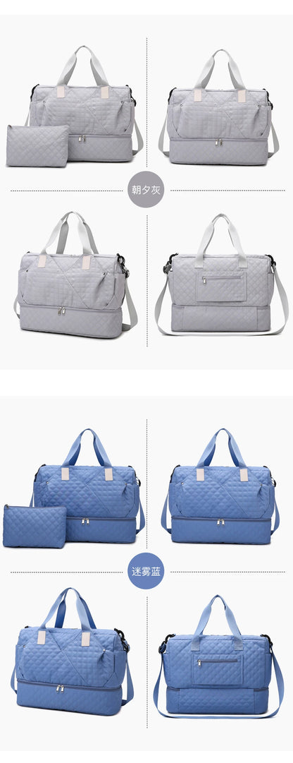 Large Capacity Travel Bags Luggage Organizer Bag Handbag Waterproof Portable Foldable Travel Clothes Storage Bag Shoulder Bags