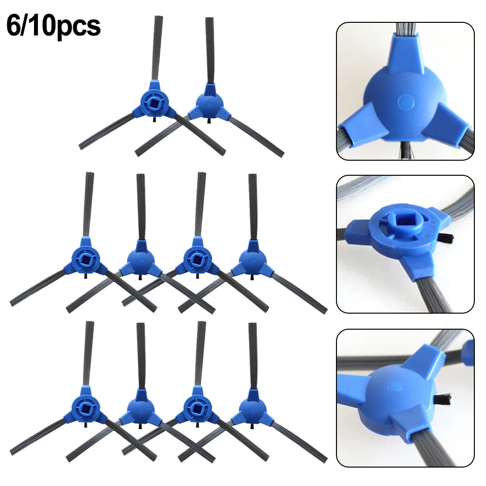 6/10Pcs Side Brushes Parts For Solac Lucid I10 Robot Vacuums Cleaner Replacement Home Appliance Robot Sweeper Spare Part