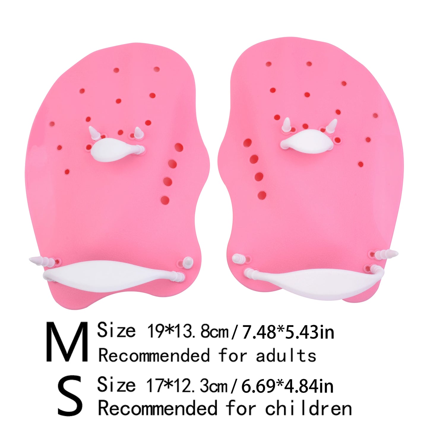 Black swimming fins Paddling palm Children adult freestyle paddling training fins Professional swimming equipment palm