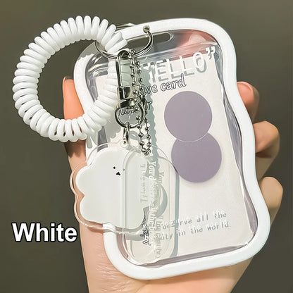 1 Set Student Slide Cover Card Set Meal Card Bus Card ID Protection Set Access Card Campus Card