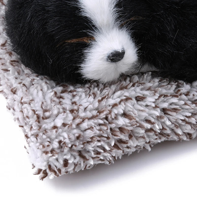 Car Stuffed Toys Lovely Simulation Animal Plush Sleeping Dogs Toy Kids For Car Interior Decor Accessories