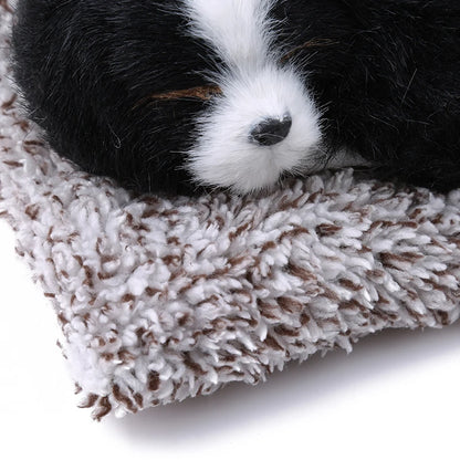 Car Stuffed Toys Lovely Simulation Animal Plush Sleeping Dogs Toy Kids For Car Interior Decor Accessories