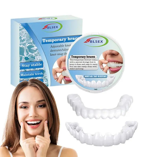Fake Teeth Veneers Detachable And Reusable Veneers Teeth Teeth With Comfortable Fit Temporary Teeth Dentures Fake Tooth For