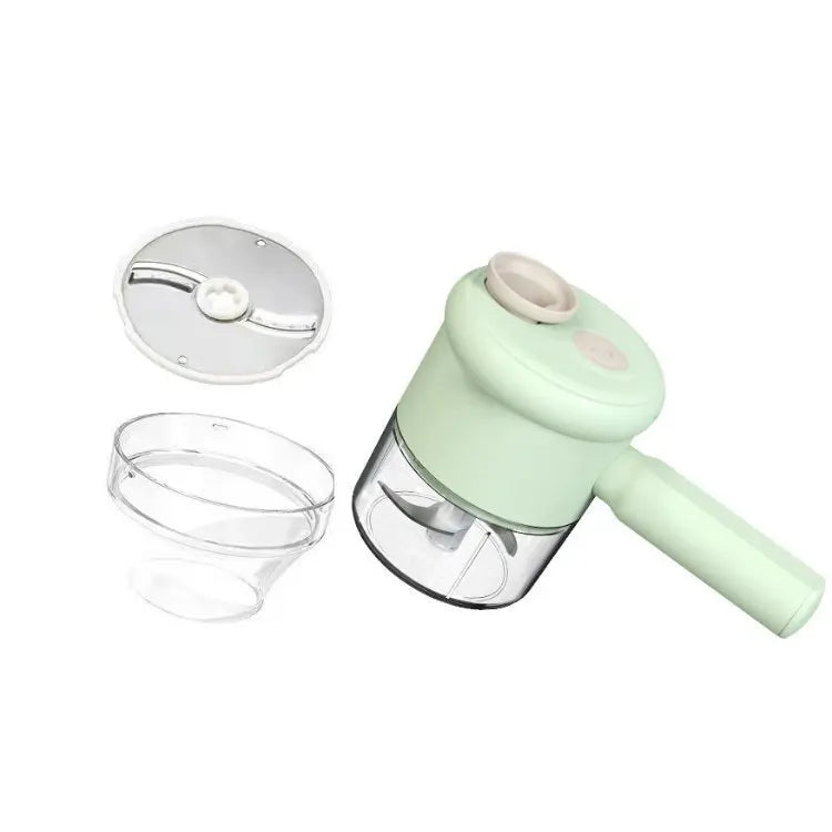 Home Electric Vegetable Cutter Vegetable Chopper Automatic Chopper Slicer Multifunctional Gatling Chopper Garlic Mincer