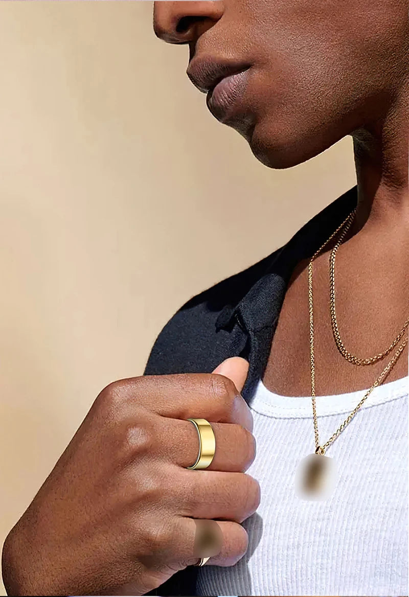 Smart Ring For Women Men Health Tracker Heart Rate Blood Oxygen Monitor Multi Sports Sleep Fitness 5ATM Waterproof Smartring