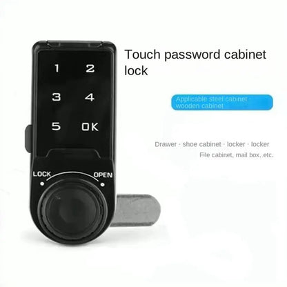 New ABS Cabinet Password Locks Home Security Digital Coded Digital Coded Lock Anti-Theft Hardware Touch Keypad Lock Cabinet